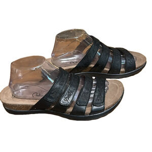 Dansko black sandals, size 42